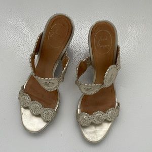 Jack Rogers 8.5 wedge sandals like new